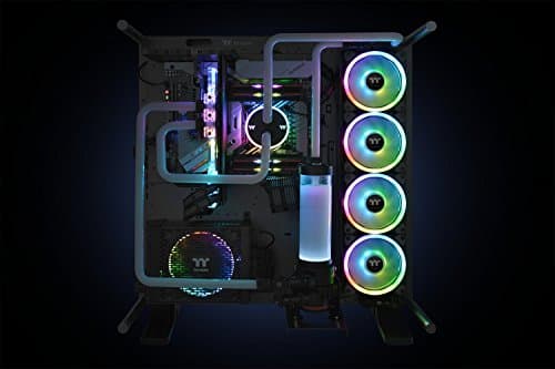 Thermaltake Riing Trio 12 TT Premium Edition 120mm Black RGB PWM 3-Pack image