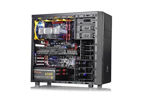 Thermaltake Versa H24 ATX Mid Tower Black with USB 3.2 Gen 1 Type-A and USB 2.0 Type-A image