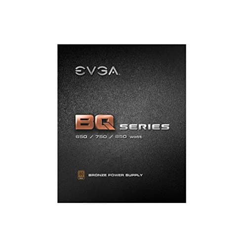 EVGA 650 BQ, 80+ BRONZE 650W, Semi Modular, 5 Year Warranty, Includes FREE Power On Self Tester, Power Supply image
