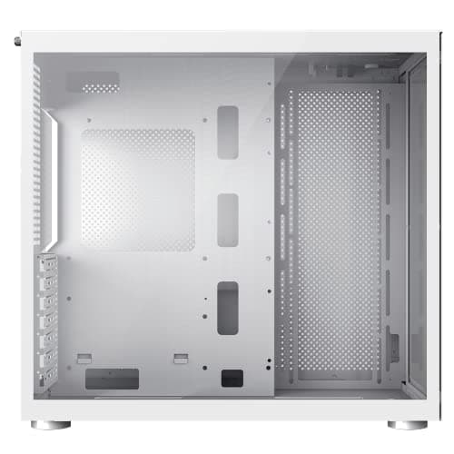 GameMax Infinity ATX Mid Tower White with Tempered Glass Side Panel and USB 3.2 Gen 1 Type-C USB 3.2 Gen 1 Type-A image