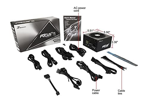 SeaSonic FOCUS ATX 550W Fully Modular 80+ Platinum Certified image
