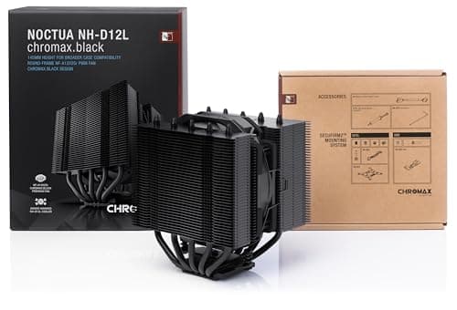 Noctua NH-D12L Chromax Black Air 145mm Black image