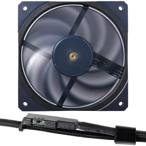 Cooler Master Mobius OC 120mm Blue / Black PWM 88.1 CFM image