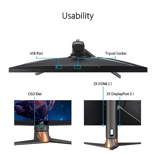 Asus ROG Swift PG32UQXR 32" 4K 160Hz IPS Monitor image