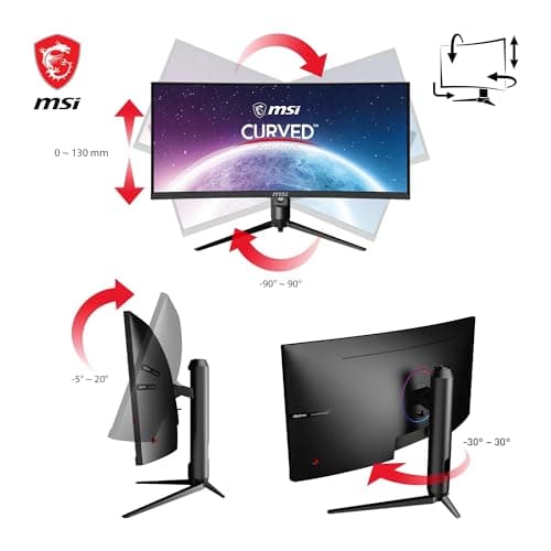 MSI Optix MAG301CR2 29.5" 2560x1080 200Hz VA Curved Monitor image