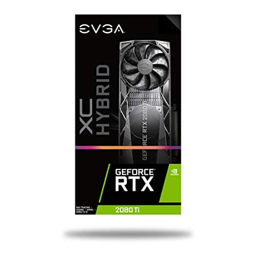 EVGA XC HYBRID GAMING GeForce RTX 2080 Ti 11GB GDDR6 Black / Clear image
