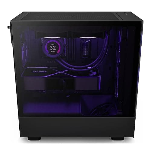 NZXT H5 Elite ATX Mid Tower Black Tempered Glass Side Panel image