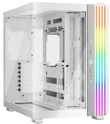 be quiet! Light Base 600 DX ATX Mid Tower White with Tempered Glass Side Panel and USB 3.2 Gen 2 Type-C, USB 3.2 Gen 1 Type-A image