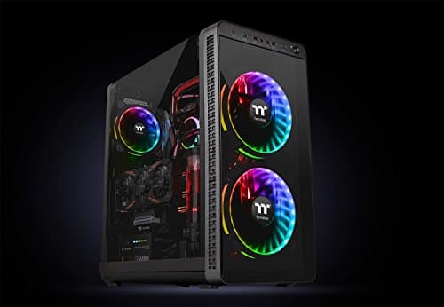 Thermaltake Riing Plus TT Premium Edition 200mm Black Addressable RGB PWM 117.96 CFM 1-Pack image