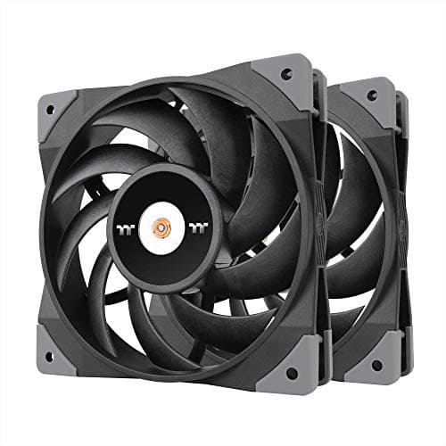 Thermaltake TOUGHFAN 120mm Black 58.35 CFM PWM 2-Pack image