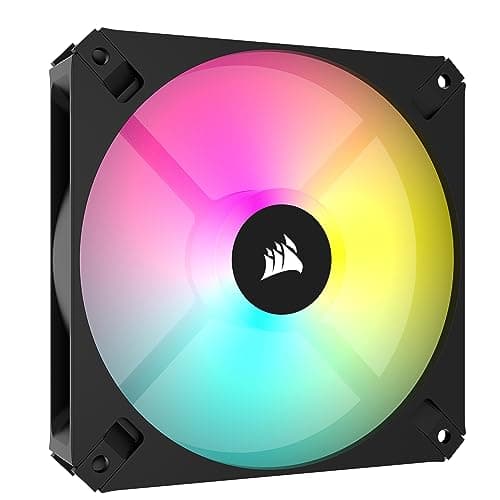 Corsair iCUE AR120 120mm Black Digital RGB PWM 59 CFM 3-Pack image