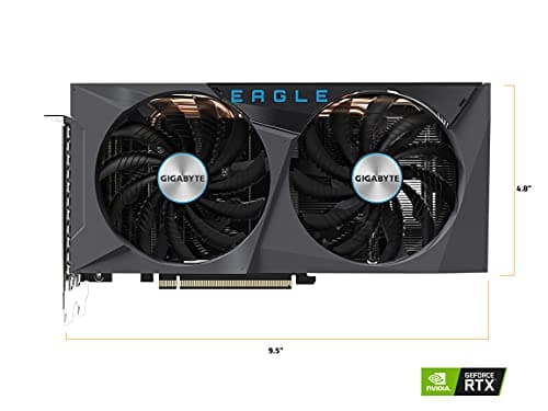 Gigabyte EAGLE OC Rev 2.0 GeForce RTX 3060 12GB GDDR6 Black image