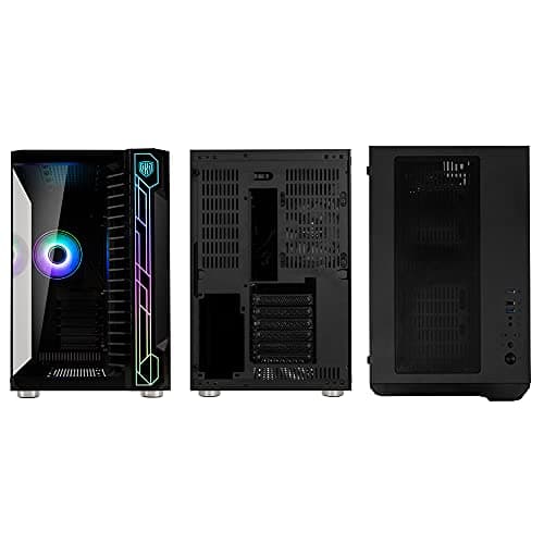 KOLINK UNITY CODE X ATX Mid Tower Black with Tempered Glass Side Panel and USB 3.2 Gen 1 Type-A, USB 2.0 Type-A Front Panel image