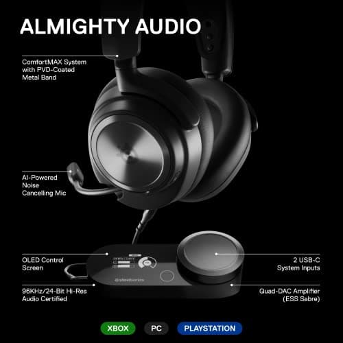 SteelSeries Arctis Nova Pro Closed Black Headset image