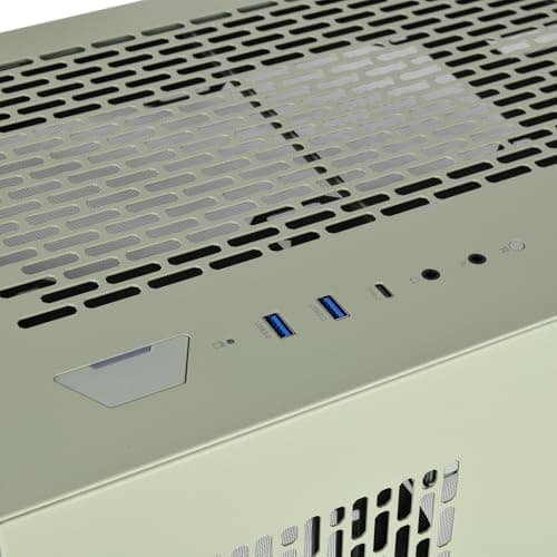 Thermaltake CTE E550 ATX Mid Tower Green / Black Tempered Glass Side Panel image