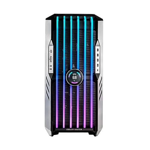 Cooler Master HAF 700 EVO ATX Full Tower Gray / Black with Tempered Glass Side Panel and USB 3.2 Gen 2 Type-C, USB 3.2 Gen 1 Type-A image
