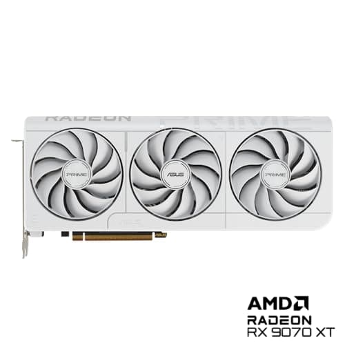 ASUS Prime Radeon RX 9070 XT White OC Edition 16GB GDDR6  image