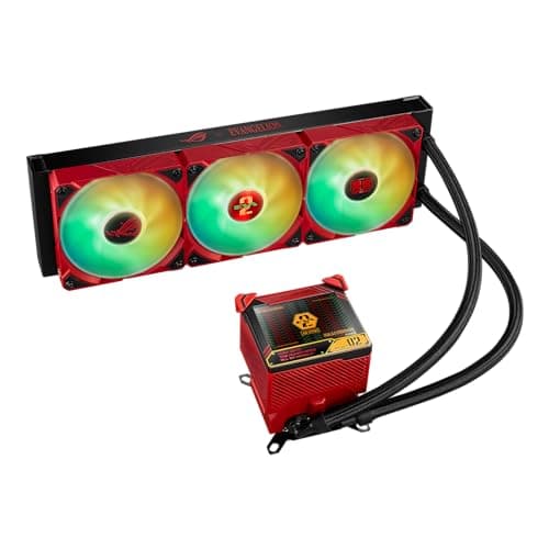 Asus ROG RYUJIN III Water 360mm ARGB EVA-02 EDITION 70.07 CFM Red / Black image