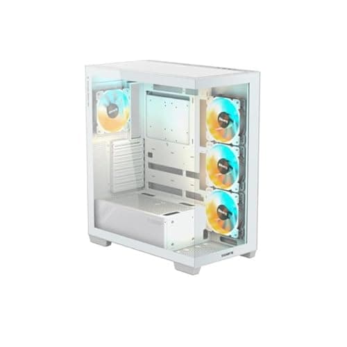 Gigabyte C500 PANORAMIC STEALTH ATX Mid Tower White Tempered Glass Side Panel image