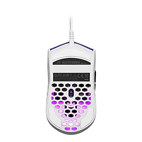 Cooler Master MM711 Matte White Wired Optical Mouse image
