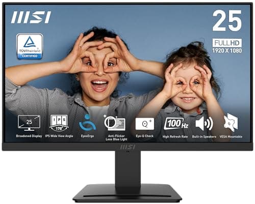MSI PRO MP253 24.5" 1080p 100Hz IPS Monitor main image