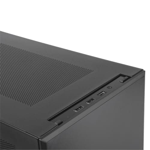 Silverstone SUGO 17 Micro ATX Desktop Black Mesh Side Panel, USB 3.2 Gen 2 Type-C, USB 3.2 Gen 1 Type-A image