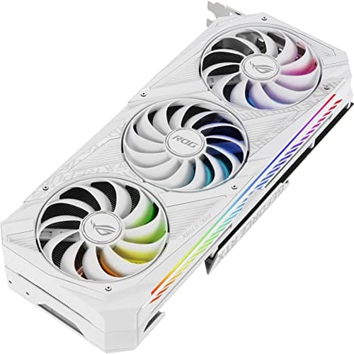 Asus ROG STRIX WHITE OC V2 GeForce RTX 3080 10GB LHR 10GB GDDR6X White image