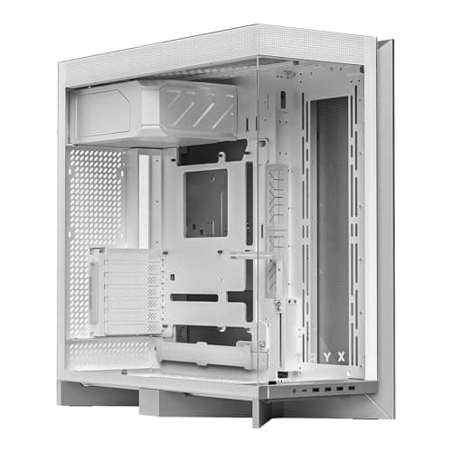 TRYX LUCA L70 White ATX PC Case Panoramic Glass with Front Panel ATX Case Top Mount PSU White main image