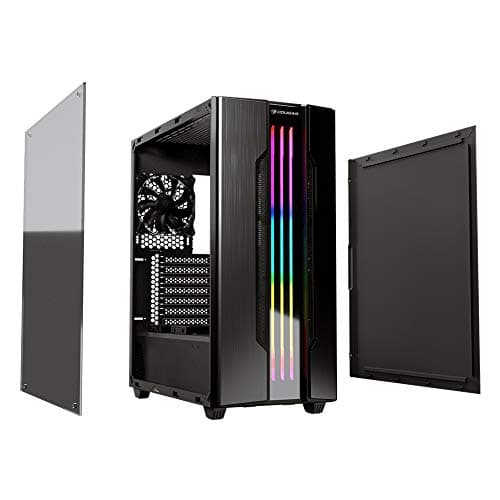 Cougar Gemini S ATX Mid Tower Gray / Black with Tempered Glass Side Panel and USB 3.2 Gen 1 Type-A, USB 2.0 Type-A image