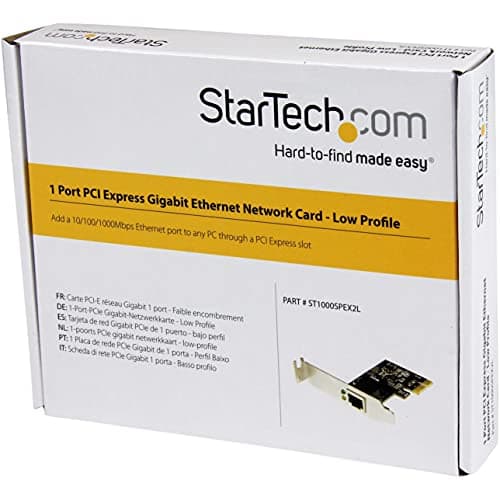 StarTech ST1000SPEX2L Gigabit Ethernet PCIe x1 image