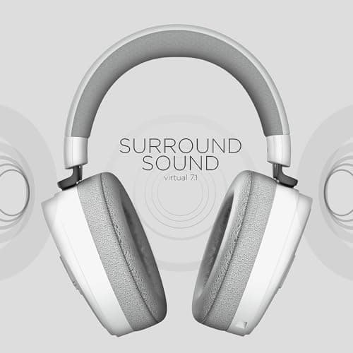 GALAX HOF Maestro Matte White 7.1 Channel Closed-Back Gaming Headset image