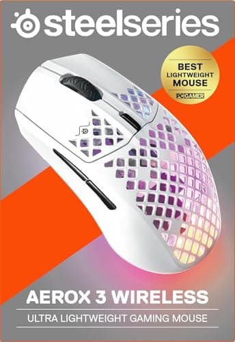 SteelSeries Aerox 3 (2022) Wired/Bluetooth/Wireless Optical Gaming Mouse image