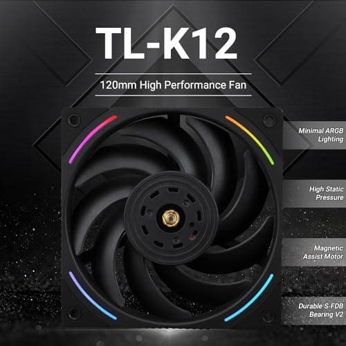 Thermalright TL-K12 120mm Black PWM 69 CFM image