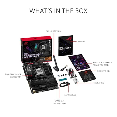Asus X670E ROG STRIX X670E-F GAMING WIFI DDR5 ATX image