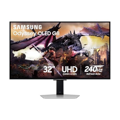 Samsung 32-inch Odyssey OLED G8 G80SD 4K UHD 240Hz Gaming Monitor image