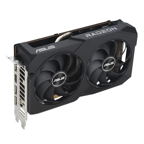 ASUS Dual Radeon RX 7600 V2 OC Edition 8GB GDDR6 Graphics Card image