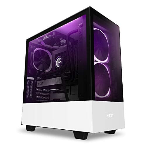 NZXT H510 Elite ATX Mid Tower White / Black Tempered Glass Side Panel, USB 3.2 Gen 2 Type-C, USB 3.2 Gen 1 Type-A image
