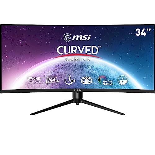 MSI Optix MAG342CQPV 34" 3440x1440 100Hz VA Monitor Curved image