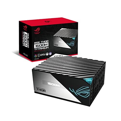 Asus ROG THOR II 1600T Gaming Silver / Black 1600W Fully Modular 80+ Titanium Certified image