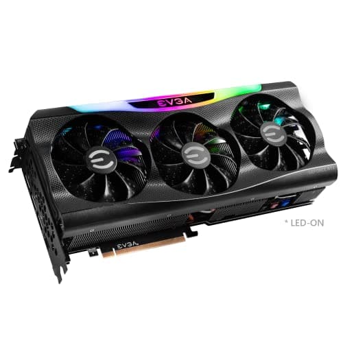 EVGA FTW3 ULTRA GAMING GeForce RTX 3080 LHR 12GB GDDR6X Black image