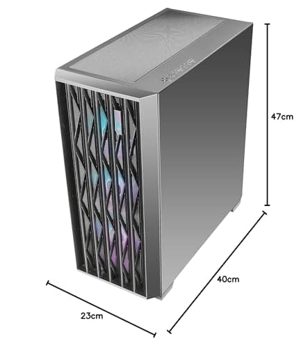 Azza Legionaire 470 ATX Mid Tower Black Mesh Side Panel image