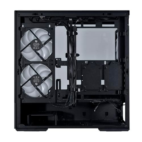 Lian Li LL01 ATX Mid Tower Black with Tempered Glass Side Panel and USB 3.2 Gen 2 Type-C, USB 3.2 Gen 1 Type-A image