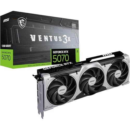 MSI GeForce RTX 5070 12G VENTUS 3X OC GDDR7 main image