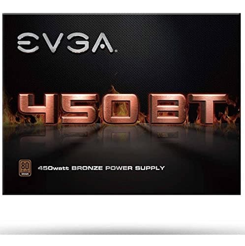 EVGA 450 BT 450 W 80+ Bronze Certified ATX Power Supply image