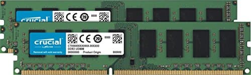 Crucial CT2K51264BD160BJ Black / Green DDR3-1600 CL11 8GB (2x4GB) image