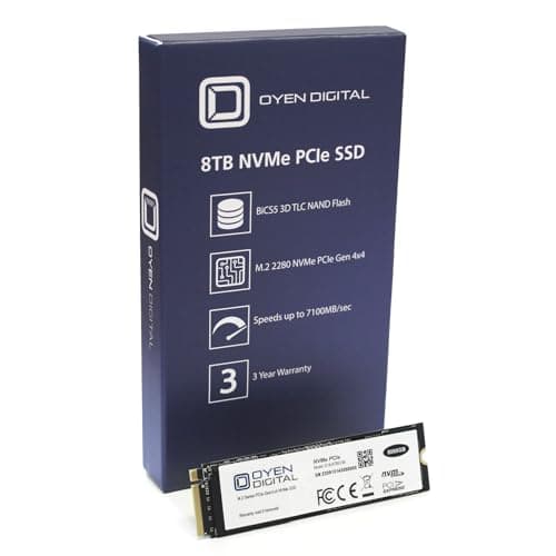 Oyen Digital E18-8TBICS6 8TB SSD M.2-2280 PCIe 4.0 X4 NVMe main image