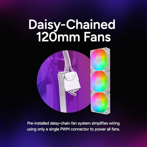 Cooler Master Elite Water 360mm 84.2 CFM White image