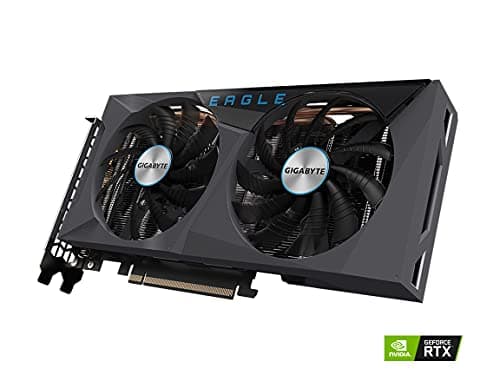 Gigabyte EAGLE OC Rev 2.0 GeForce RTX 3060 12GB GDDR6 Black image