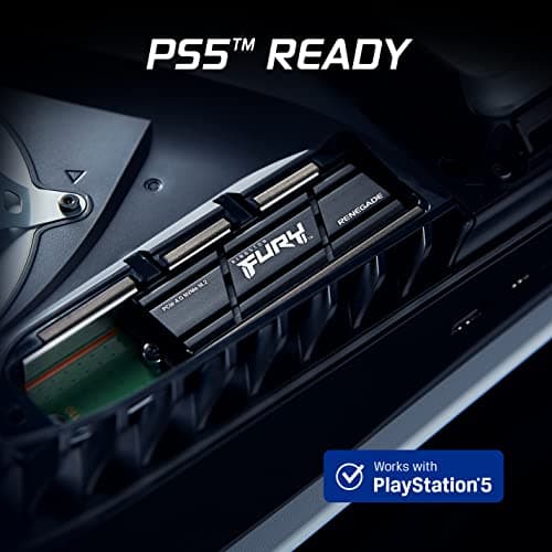 Kingston Fury Renegade 500GB SSD M.2 PCIe 4.0 NVMe with Heat Sink image