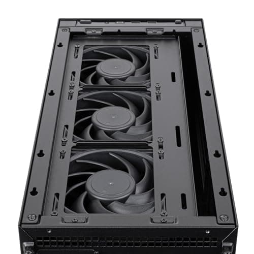 Silverstone SUGO 17 Micro ATX Desktop Black Mesh Side Panel, USB 3.2 Gen 2 Type-C, USB 3.2 Gen 1 Type-A image